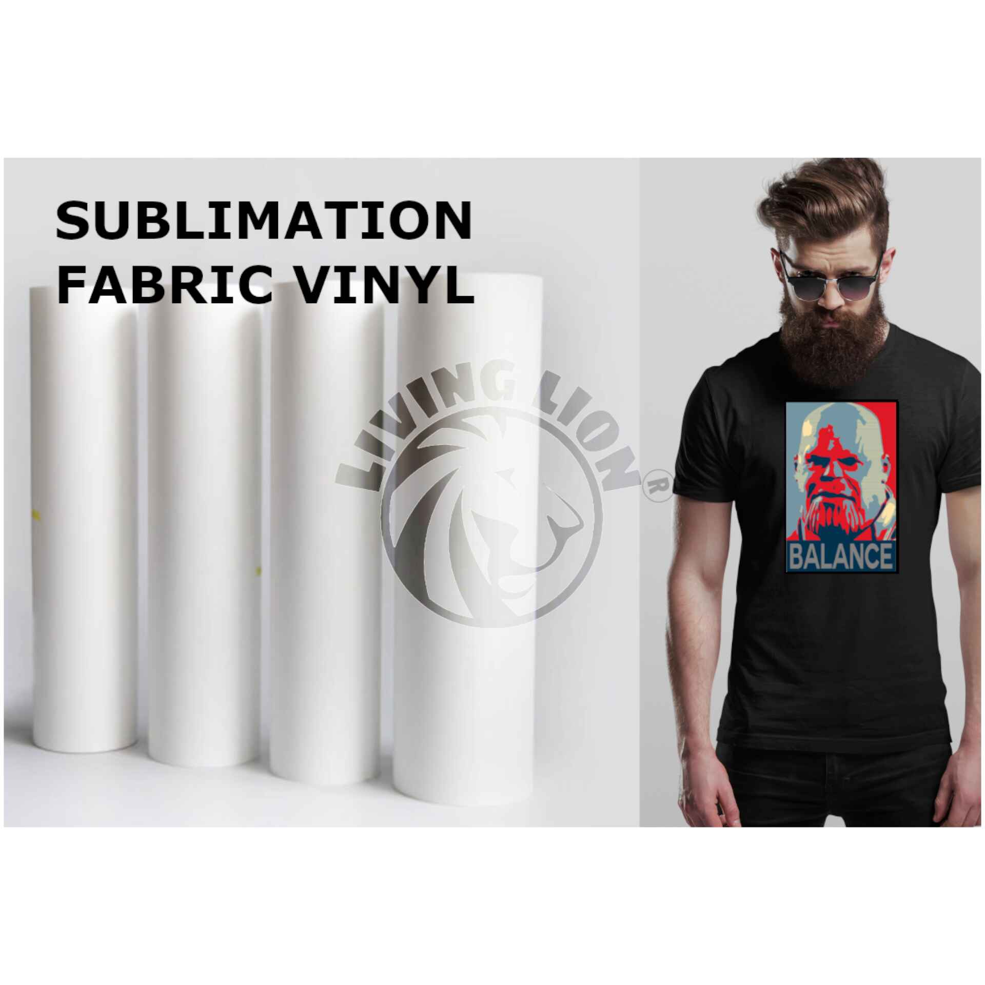 Sublimation Fabric Vinyl, For Printer, Size: 18Inch * 25 Mtr