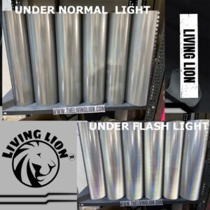 Reflective Heat Transfer Vinyl HTV Roll: 2OINCH*50METERS Silver Iron On Vinyl Roll for T-Shirt (Light Grey)