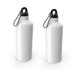 Sublimation 750ml White Aluminum Sipper Bottle