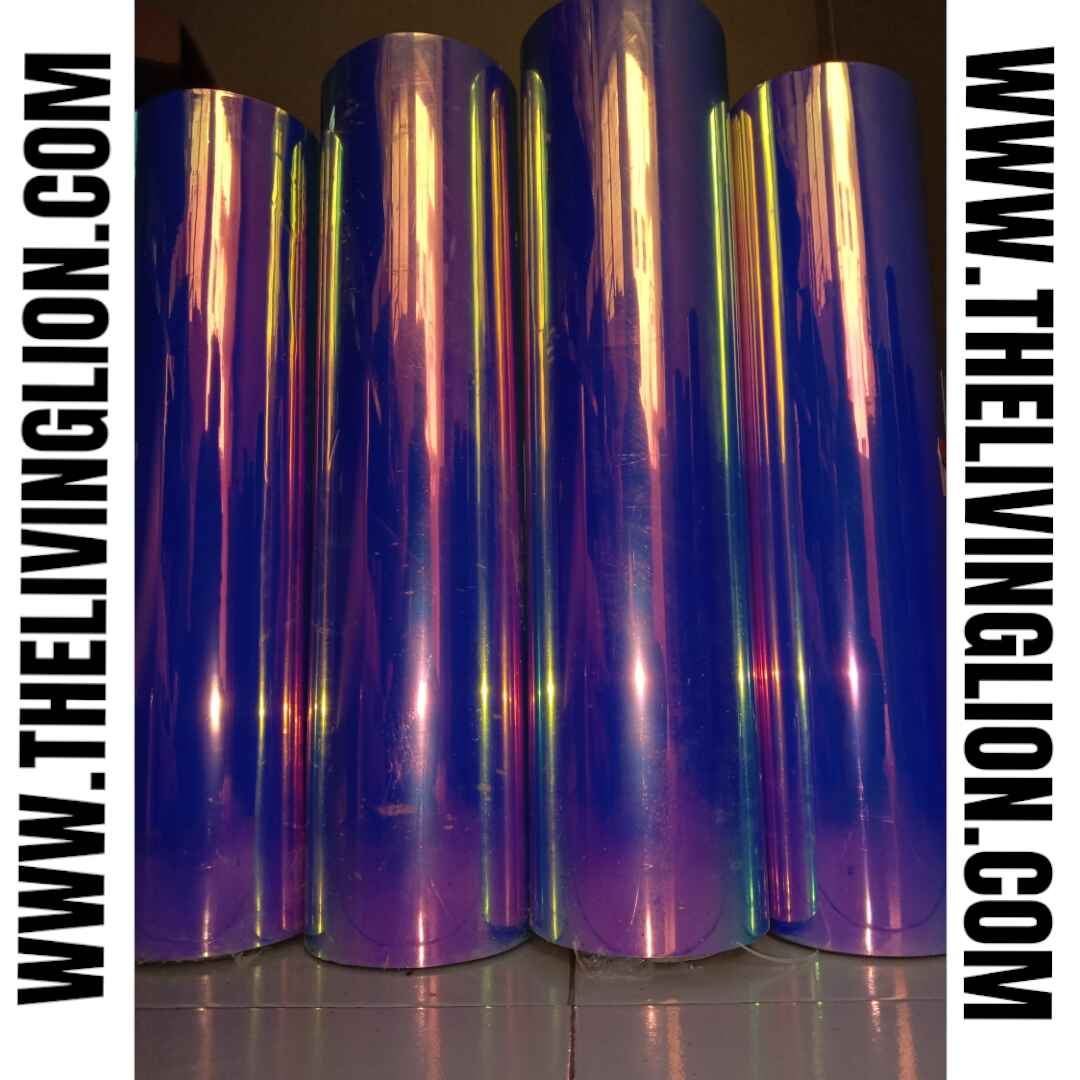 VINYL Chameleon Heat Transfer Vinyl Roll 12in x 10ft HTV Vinyl for T-Shirt, Gradient Change Colors Iron on Vinyl for Heat Press Garments Design